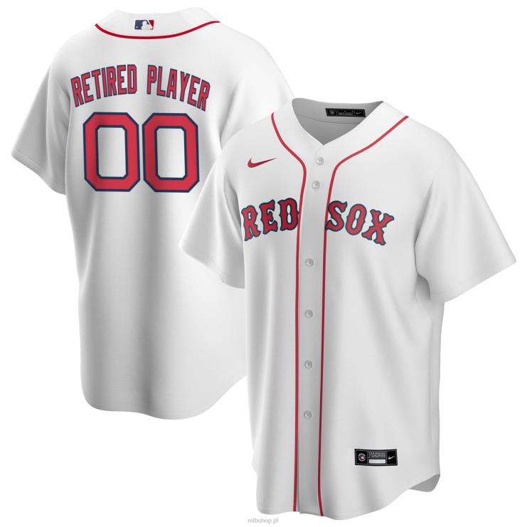 boston red sox nike biała domowa replika koszulki pick-a-player na emeryturze mężczyźni 0J02V1043 MLB Jerseys