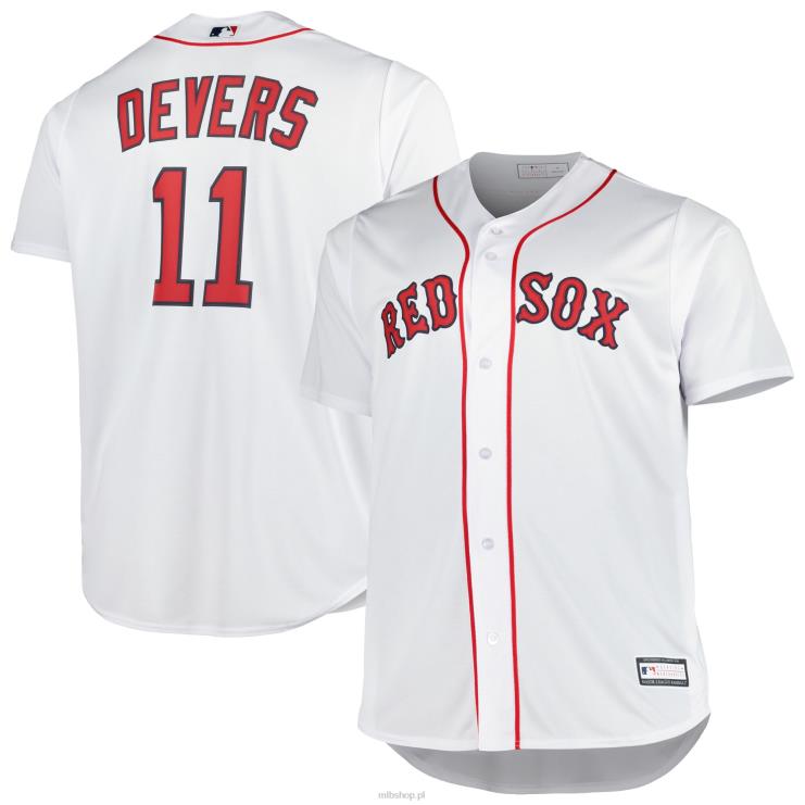 boston red sox rafael devers biała replika dużej i wysokiej koszulki gracza mężczyźni 0J02V1605 MLB Jerseys