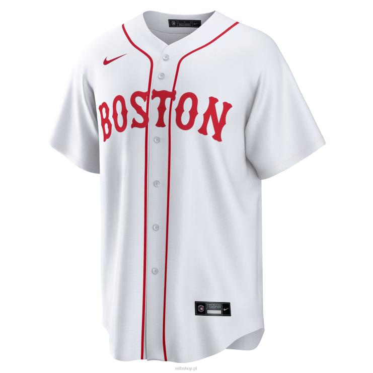 boston red sox xander bogaerts nike biała oficjalna replika koszulki gracza na dzień patriotów 2021 mężczyźni 0J02V670 MLB Jerseys