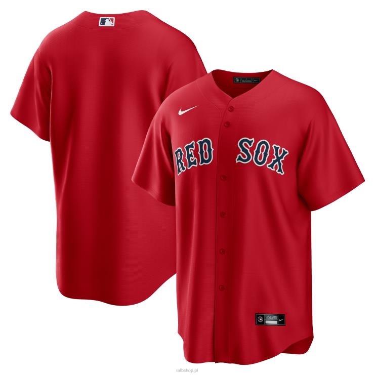 czerwona replika koszulki drużyny boston red sox nike mężczyźni 0J02V156 MLB Jerseys