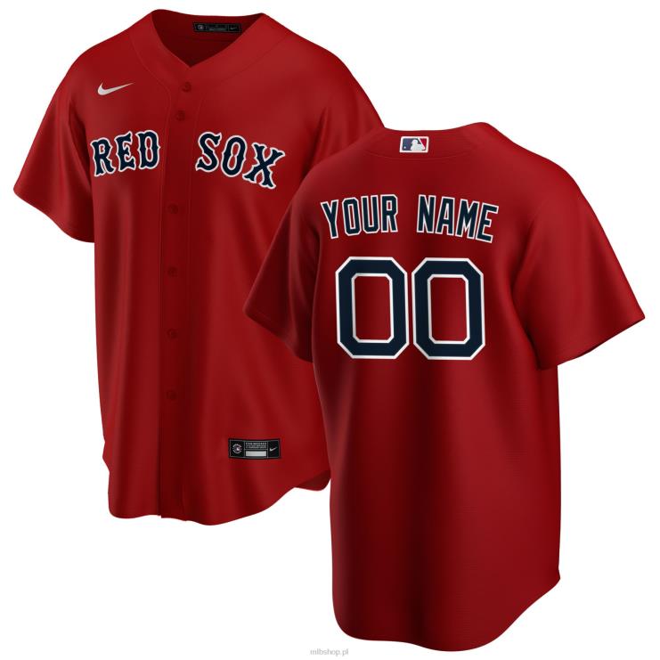 czerwona replika niestandardowej koszulki nike boston red sox nike mężczyźni 0J02V74 MLB Jerseys