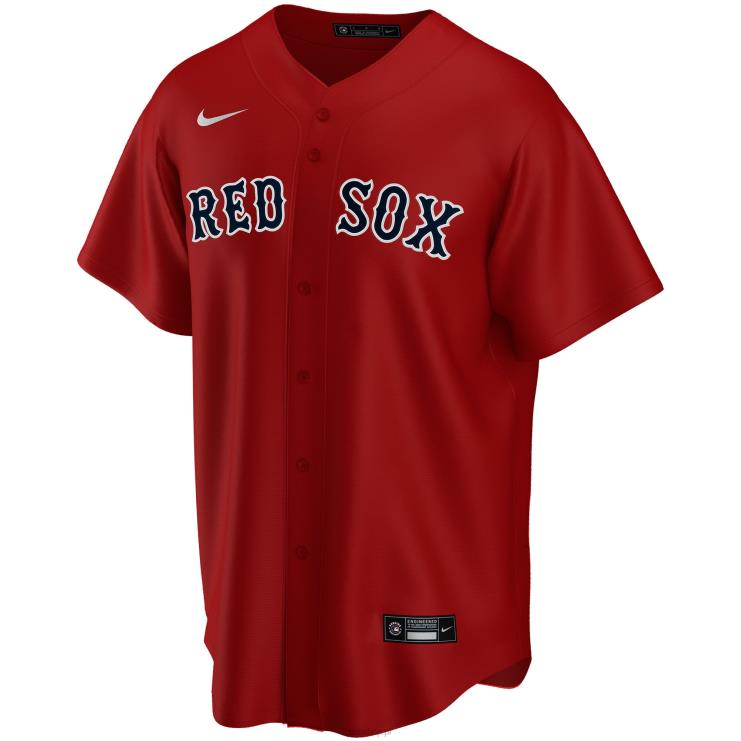 czerwona replika niestandardowej koszulki nike boston red sox nike mężczyźni 0J02V74 MLB Jerseys