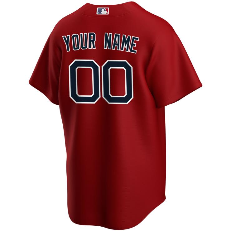 czerwona replika niestandardowej koszulki nike boston red sox nike mężczyźni 0J02V74 MLB Jerseys