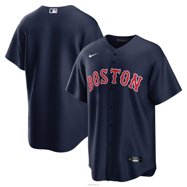 granatowa replika alternatywnej koszulki drużyny boston red sox nike mężczyźni 0J02V302 MLB Jerseys