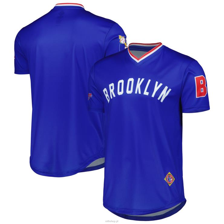 brooklyn royal gigants ściegi królewskiej sublimowanej koszulki z dekoltem w szpic mężczyźni 0J02V1211 MLB Jerseys