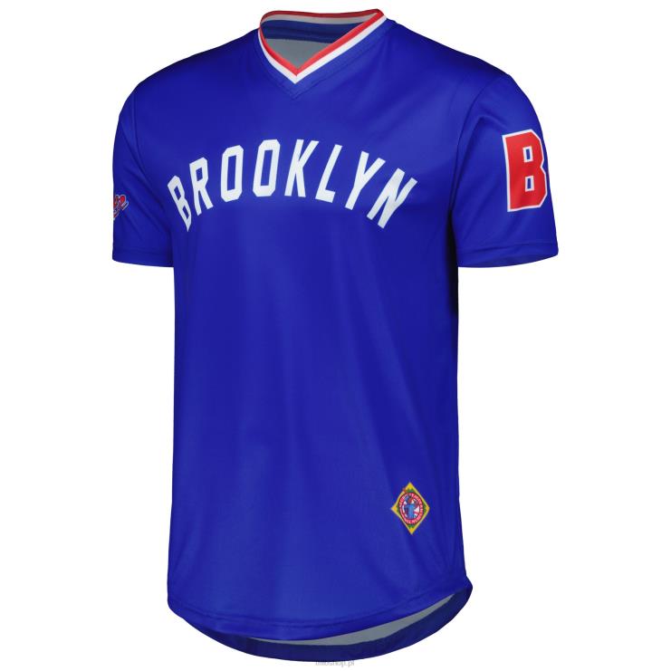 brooklyn royal gigants ściegi królewskiej sublimowanej koszulki z dekoltem w szpic mężczyźni 0J02V1211 MLB Jerseys