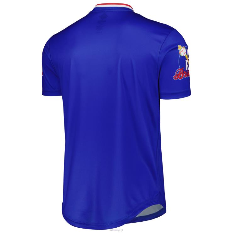 brooklyn royal gigants ściegi królewskiej sublimowanej koszulki z dekoltem w szpic mężczyźni 0J02V1211 MLB Jerseys