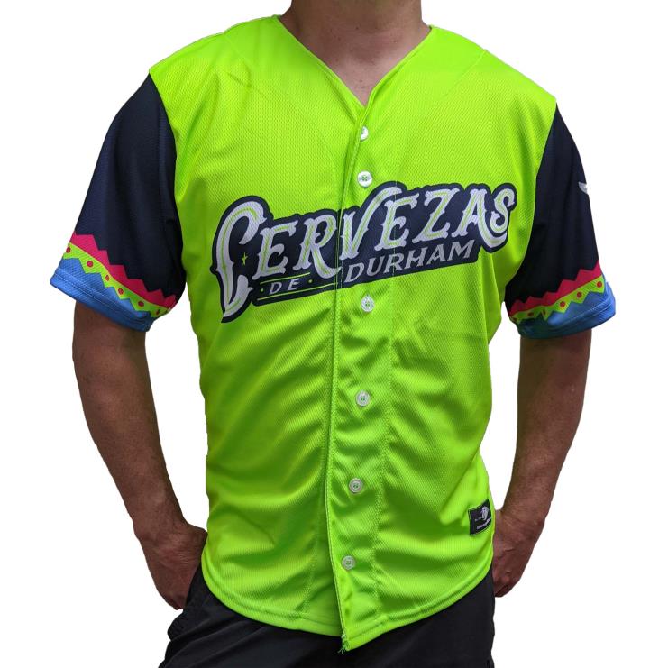 zielono-niebieska replika koszulki durham bulls copa mężczyźni 0J02V1451 MLB Jerseys