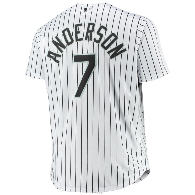 Biała replika koszulki Chicago White Sox Tima Andersona mężczyźni 0J02V797 MLB Jerseys