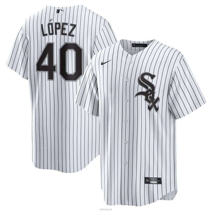 biała domowa replika koszulki Nike Reynaldo Lopez Chicago White Sox Reynaldo Lopez mężczyźni 0J02V1614 MLB Jerseys