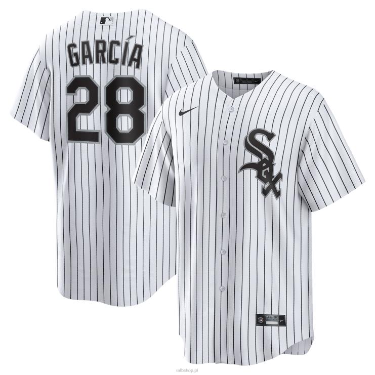 biała domowa replika koszulki gracza Chicago White Sox Leury Garcia Nike mężczyźni 0J02V1612 MLB Jerseys