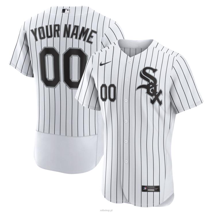 biała koszulka domowa chicago white sox nike na zamówienie mężczyźni 0J02V1141 MLB Jerseys