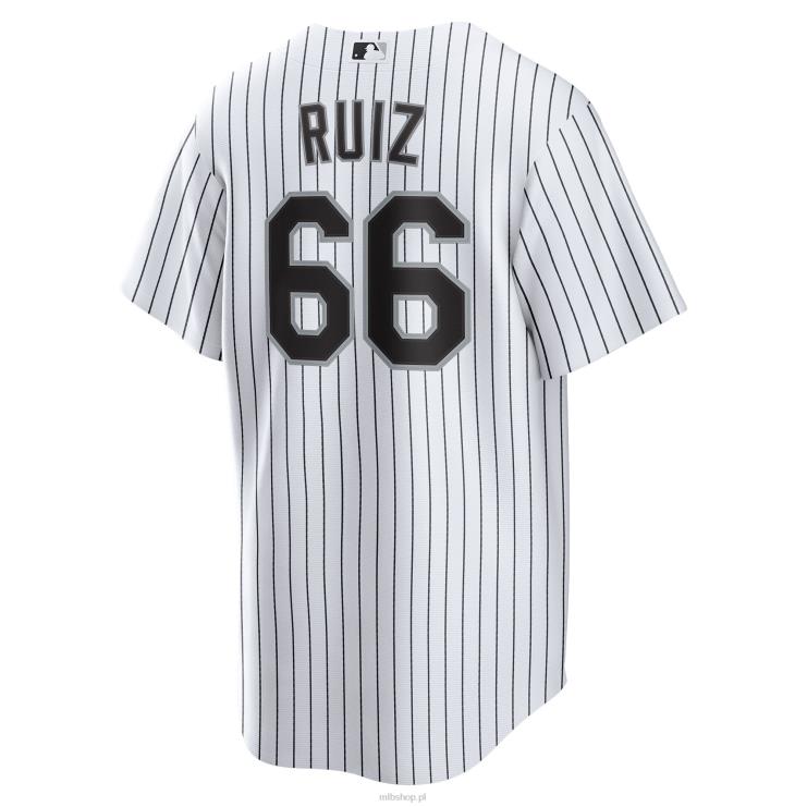 biała replika domowej koszulki gracza chicago white sox jose ruiz nike mężczyźni 0J02V1618 MLB Jerseys
