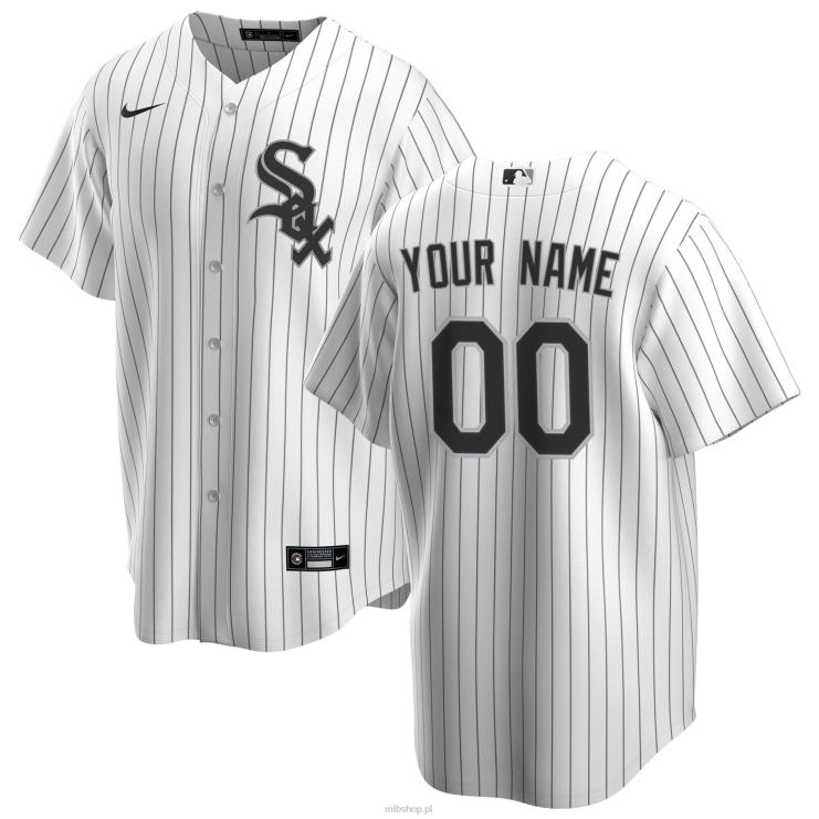biała replika domowej koszulki nike chicago white sox na zamówienie mężczyźni 0J02V280 MLB Jerseys