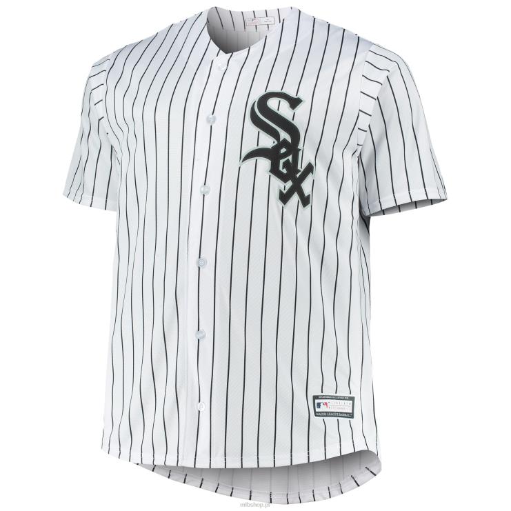 biała replika koszulki gracza chicago white sox eloy jimenez mężczyźni 0J02V1078 MLB Jerseys