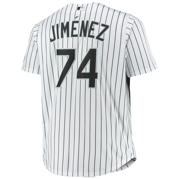 biała replika koszulki gracza chicago white sox eloy jimenez mężczyźni 0J02V1078 MLB Jerseys