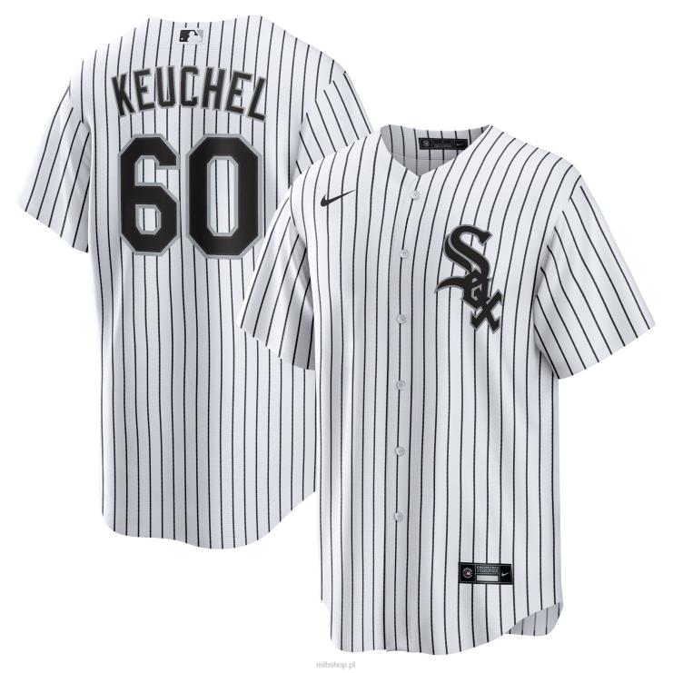 biało-czarna replika domowej koszulki gracza Chicago White Sox Dallas Keuchel Nike mężczyźni 0J02V1501 MLB Jerseys