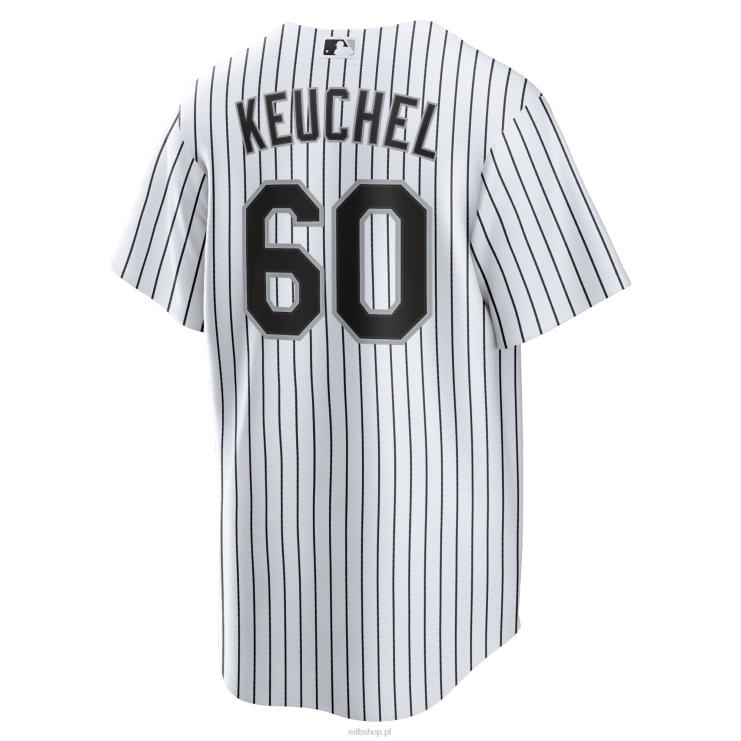 biało-czarna replika domowej koszulki gracza Chicago White Sox Dallas Keuchel Nike mężczyźni 0J02V1501 MLB Jerseys