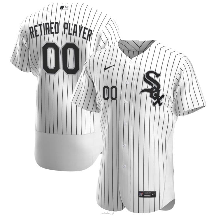 chicago white sox nike biała autentyczna koszulka domowa pick-a-player emerytowanego składu mężczyźni 0J02V1481 MLB Jerseys