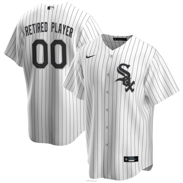chicago white sox nike biała replika koszulki domowej pick-a-player emerytowanego składu mężczyźni 0J02V1346 MLB Jerseys