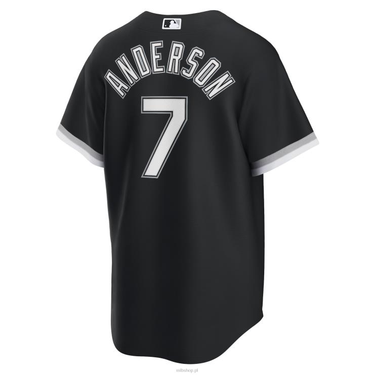 czarna replika koszulki gracza chicago white sox tim anderson nike mężczyźni 0J02V281 MLB Jerseys