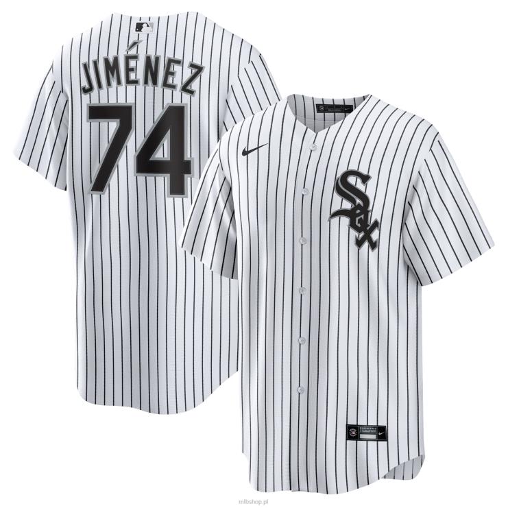 koszulka chicago white sox eloy jimenez nike biała domowa replika nazwiska gracza mężczyźni 0J02V772 MLB Jerseys