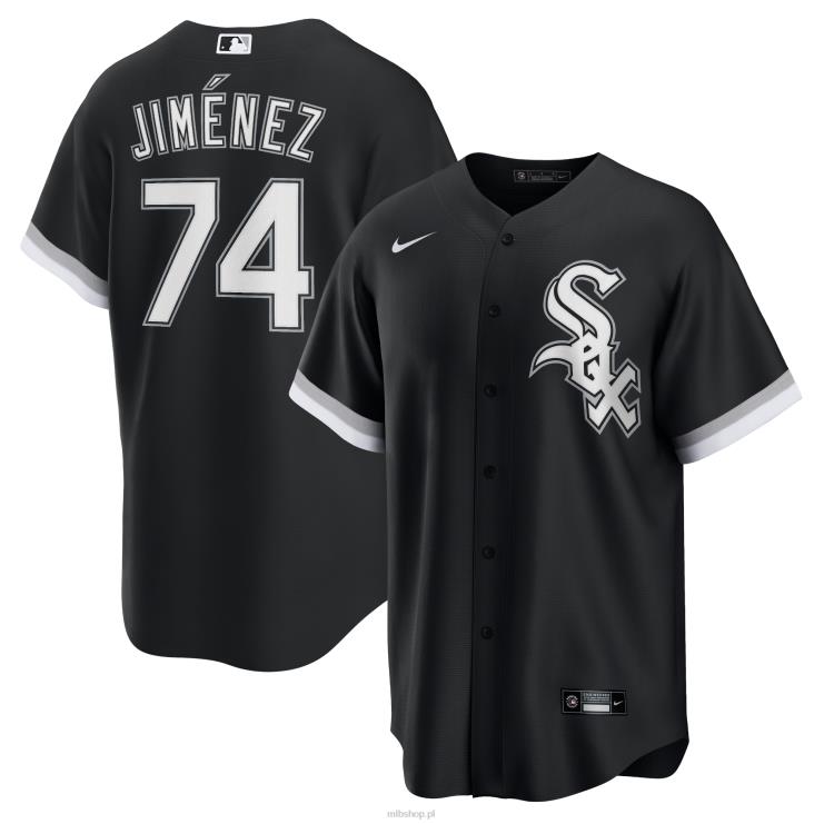 koszulka chicago white sox eloy jimenez nike czarna alternatywna replika nazwiska gracza mężczyźni 0J02V771 MLB Jerseys