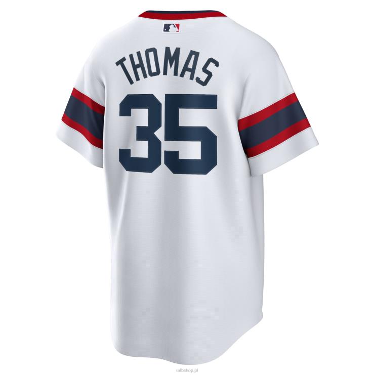 koszulka chicago white sox frank thomas nike biała domowa kolekcja cooperstown dla gracza mężczyźni 0J02V616 MLB Jerseys