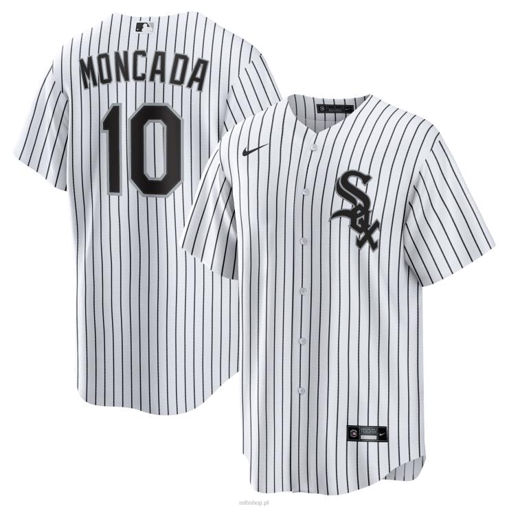 koszulka chicago white sox yoan moncada nike biała domowa replika nazwiska zawodnika mężczyźni 0J02V413 MLB Jerseys