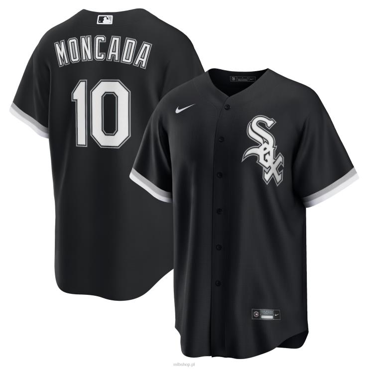koszulka chicago white sox yoan moncada nike czarna replika nazwiska gracza mężczyźni 0J02V412 MLB Jerseys