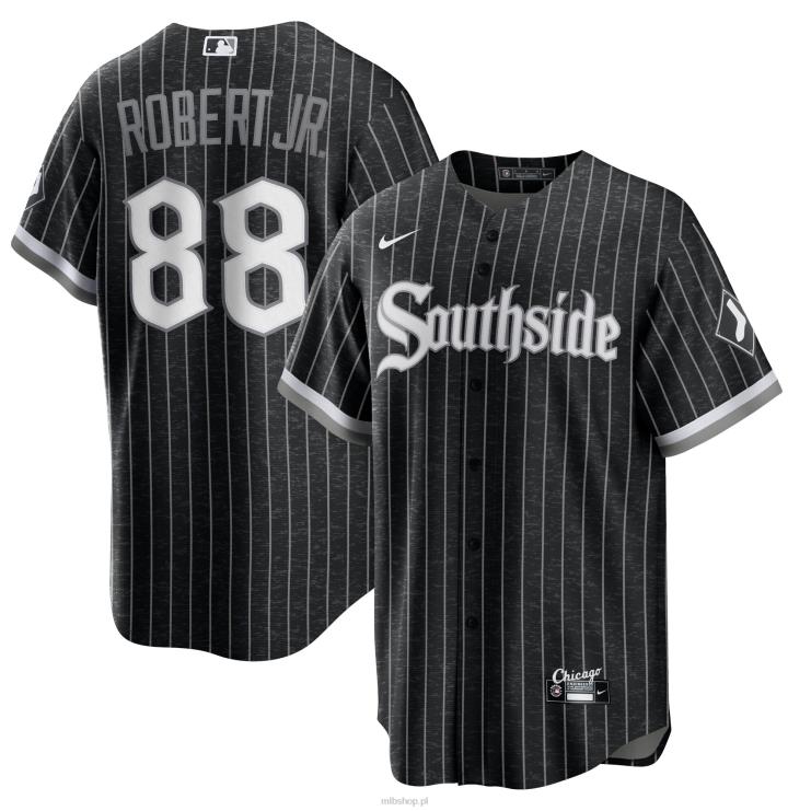 replika koszulki gracza chicago white sox luis robert nike black city connect mężczyźni 0J02V568 MLB Jerseys