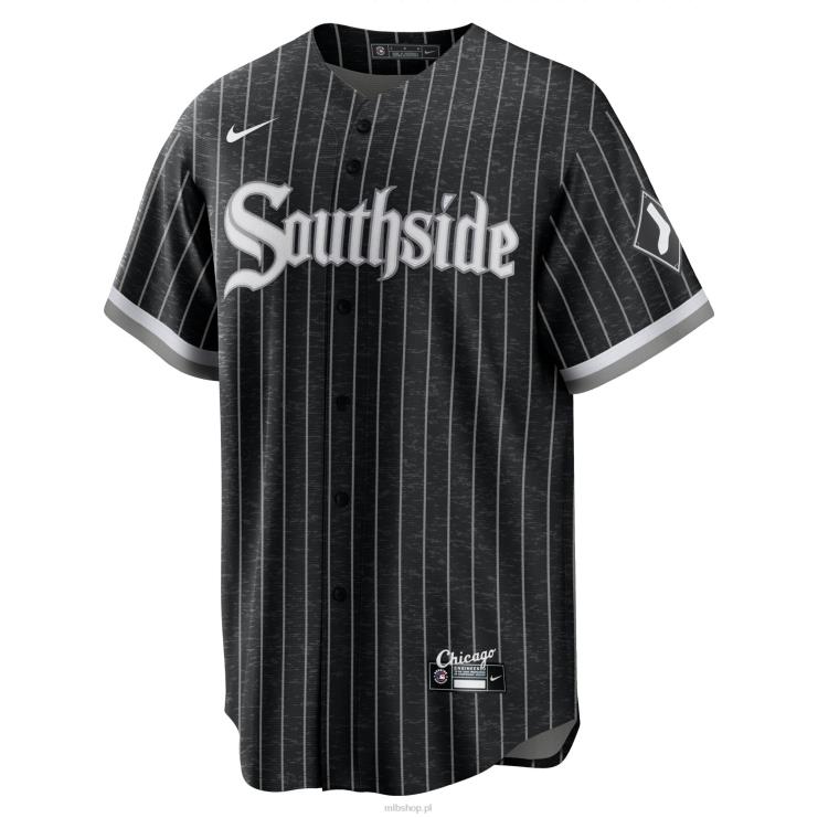 replika koszulki gracza chicago white sox tim anderson nike black city connect mężczyźni 0J02V167 MLB Jerseys