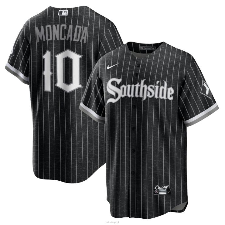 replika koszulki gracza chicago white sox yoan moncada nike black city connect mężczyźni 0J02V724 MLB Jerseys
