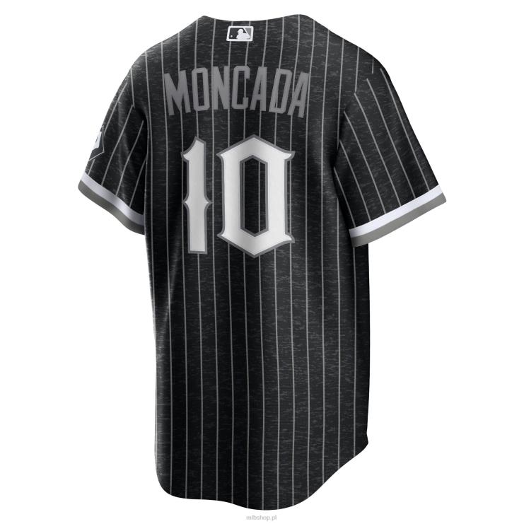 replika koszulki gracza chicago white sox yoan moncada nike black city connect mężczyźni 0J02V724 MLB Jerseys