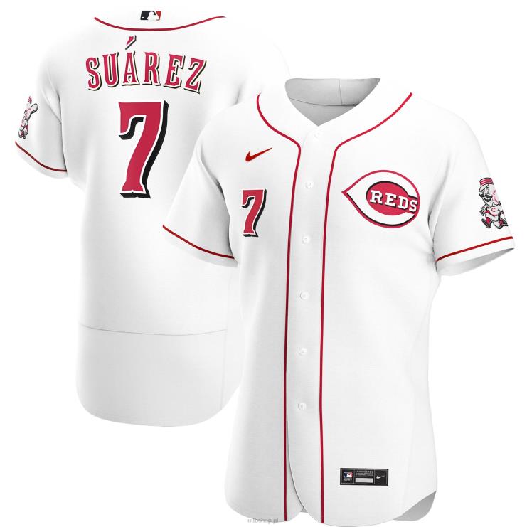 Biała autentyczna domowa koszulka cincinnati reds eugenio suarez nike mężczyźni 0J02V1518 MLB Jerseys