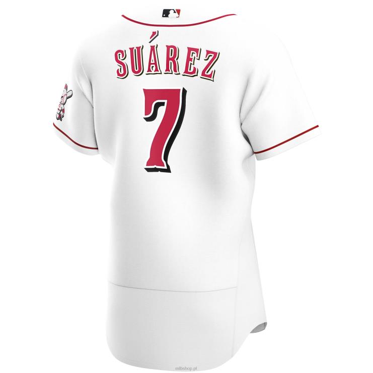 Biała autentyczna domowa koszulka cincinnati reds eugenio suarez nike mężczyźni 0J02V1518 MLB Jerseys