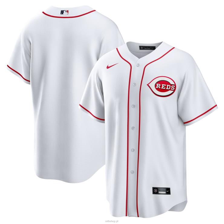 Biała replika domowej koszulki Nike Cincinnati Reds Nike mężczyźni 0J02V758 MLB Jerseys