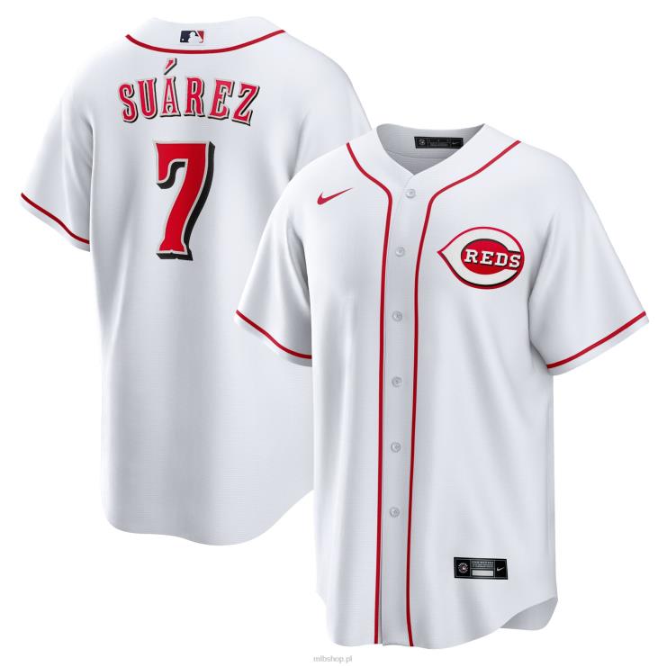 cincinnati reds eugenio suarez nike biała domowa replika koszulki z nazwiskiem gracza mężczyźni 0J02V1542 MLB Jerseys