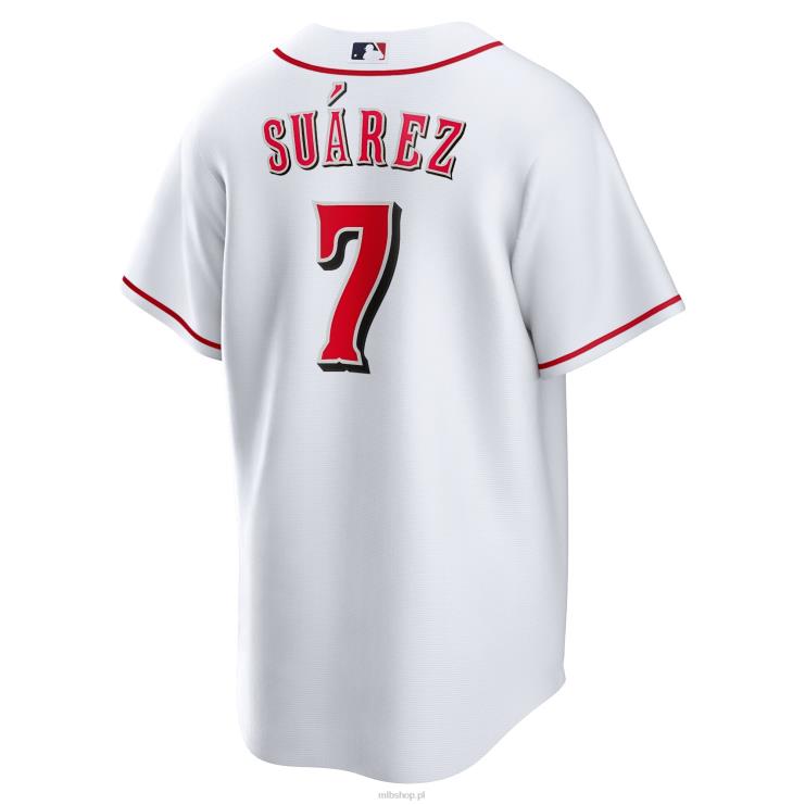 cincinnati reds eugenio suarez nike biała domowa replika koszulki z nazwiskiem gracza mężczyźni 0J02V1542 MLB Jerseys