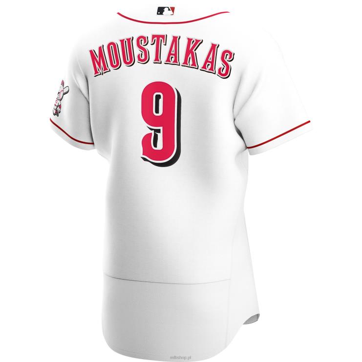 cincinnati reds mike moustakas nike biała domowa autentyczna koszulka gracza mężczyźni 0J02V1549 MLB Jerseys