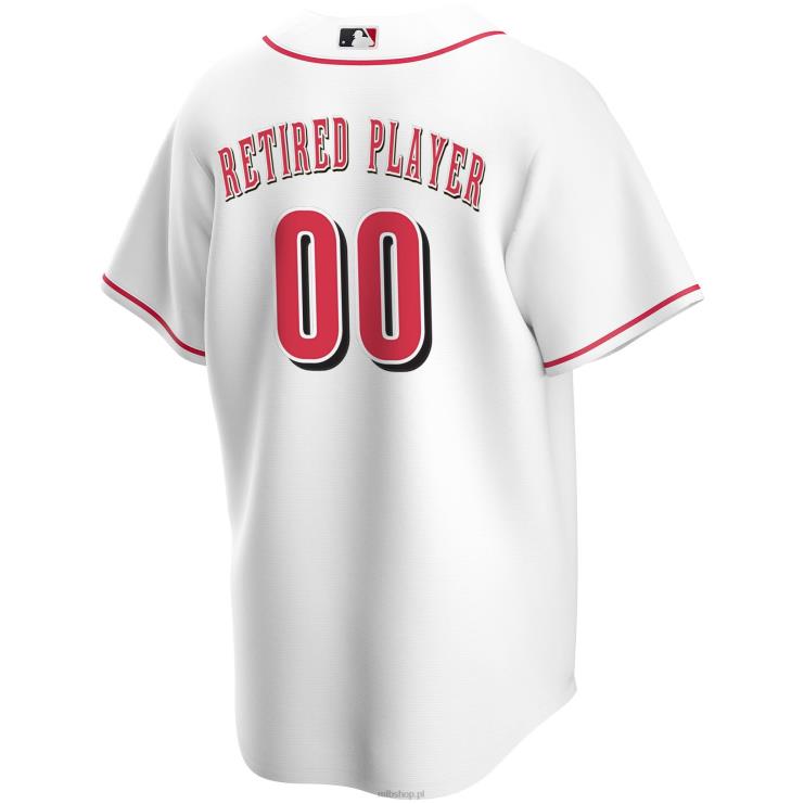 cincinnati reds nike biała replika koszulki domowej pick-a-player na emeryturze mężczyźni 0J02V1339 MLB Jerseys