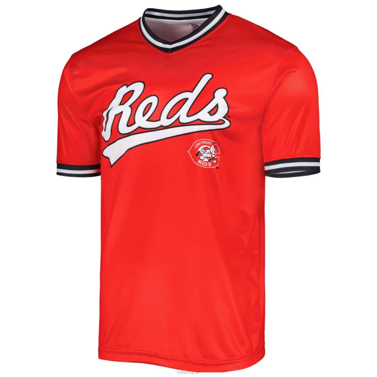 cincinnati reds szwy czerwona koszulka drużyny z kolekcji cooperstown mężczyźni 0J02V931 MLB Jerseys
