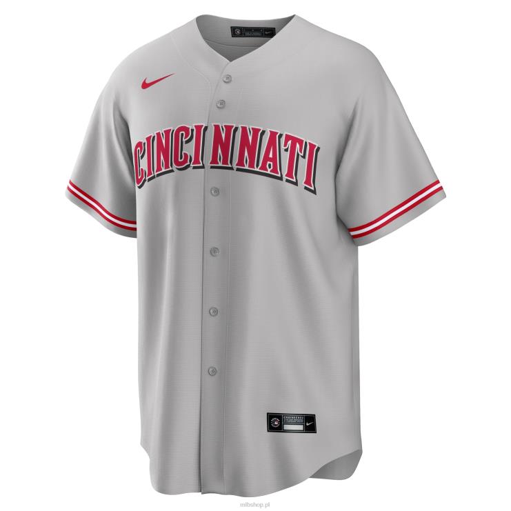 szara replika niestandardowej koszulki nike cincinnati reds mężczyźni 0J02V330 MLB Jerseys