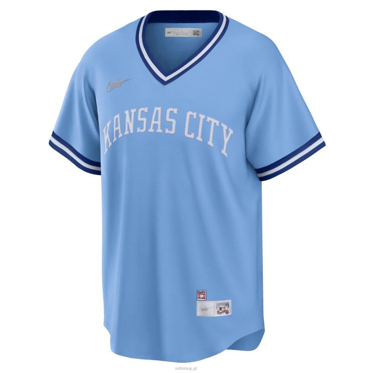 Kansas City Royals George Brett Nike Jasnoniebieska koszulka z kolekcji Road Cooperstown mężczyźni 0J02V498 MLB Jerseys