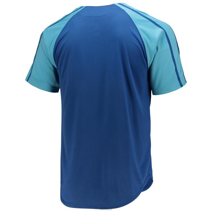 Kansas City Royals zapinana na guziki replika reglanowej koszulki królewskiej ze szwami mężczyźni 0J02V973 MLB Jerseys