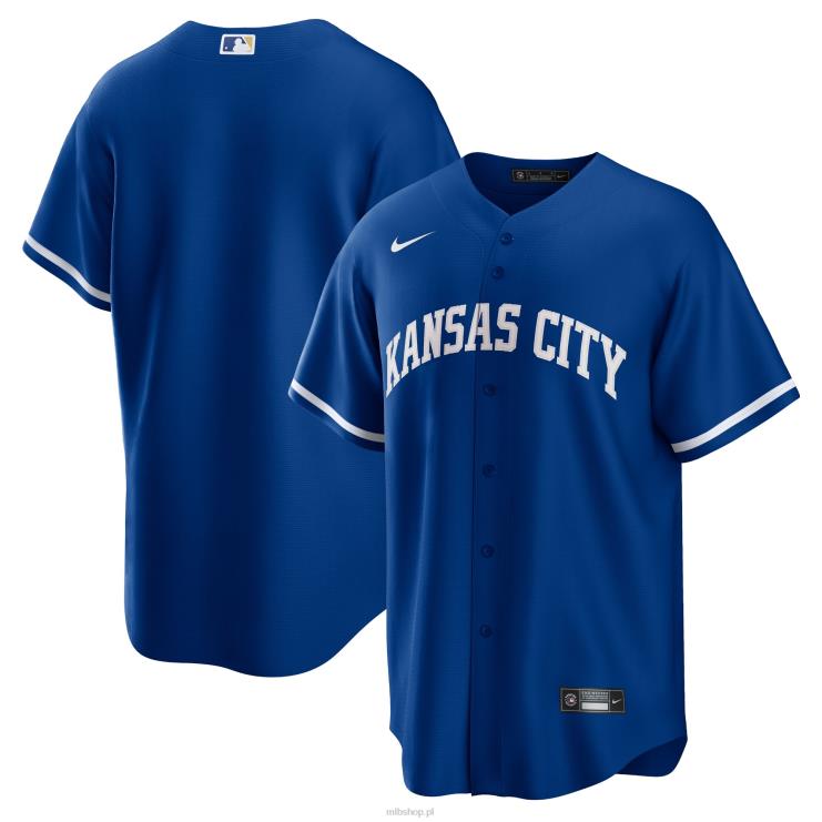 Replika koszulki zespołu Kansas City Royals Nike Royal Alternative mężczyźni 0J02V773 MLB Jerseys