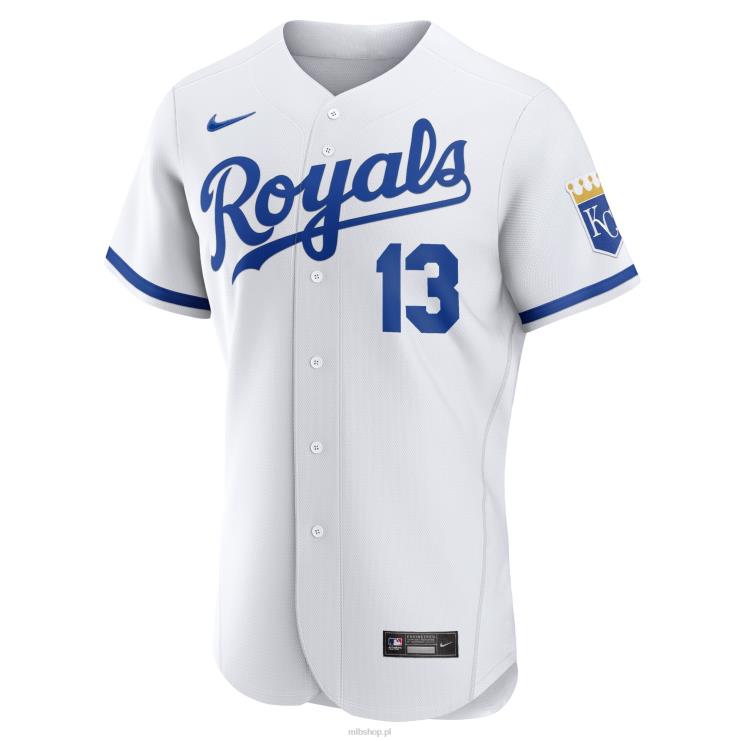 biała autentyczna domowa koszulka gracza kansas city royals salvador perez nike 2022 mężczyźni 0J02V1369 MLB Jerseys