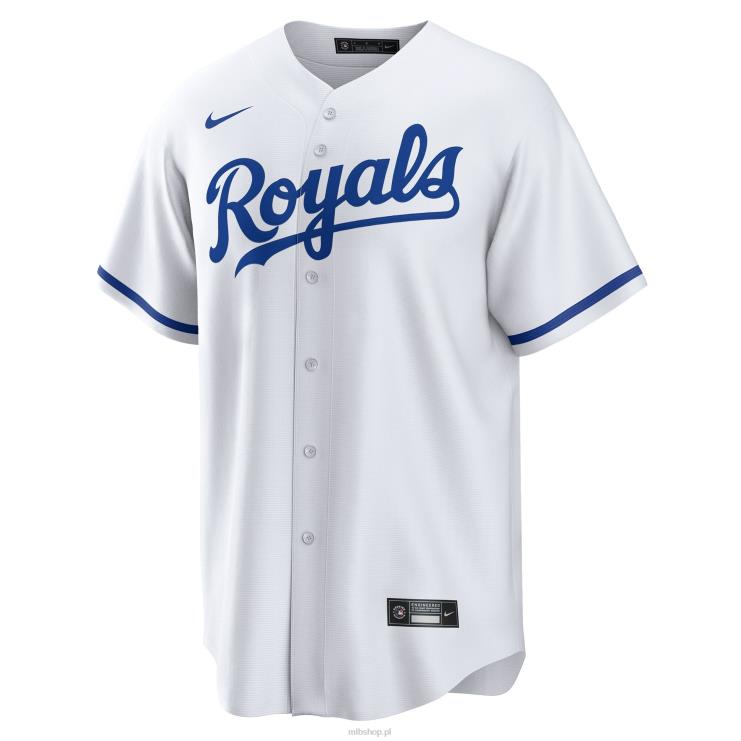 biała domowa replika koszulki gracza kansas city royals carlos hernandez nike mężczyźni 0J02V1601 MLB Jerseys