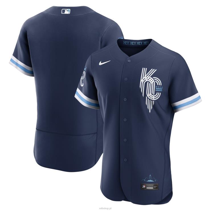 oryginalna koszulka Kansas City Royals Nike Navy 2022 City Connect mężczyźni 0J02V1382 MLB Jerseys