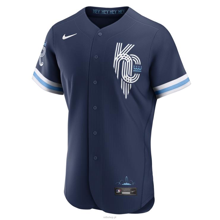 oryginalna koszulka Kansas City Royals Nike Navy 2022 City Connect mężczyźni 0J02V1382 MLB Jerseys